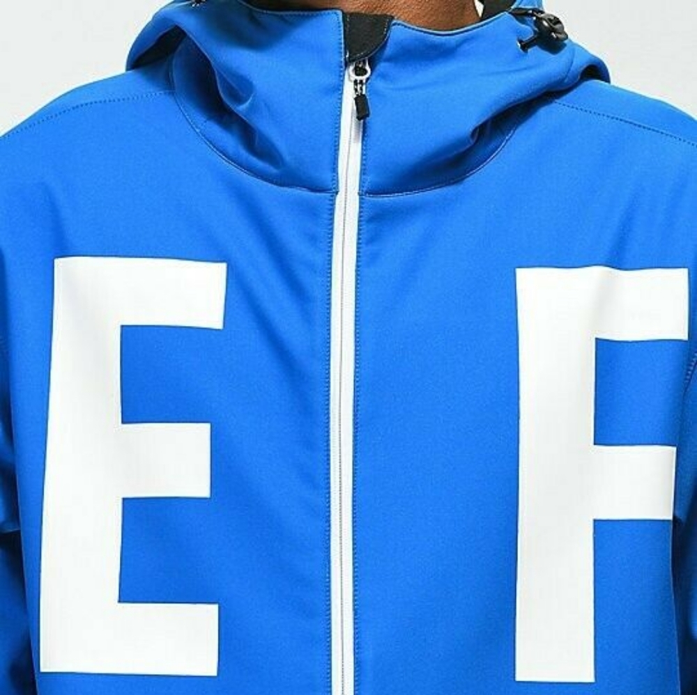 Neff Daily Blue & Teal 10K Softshell Jacket - Picture 3 of 8